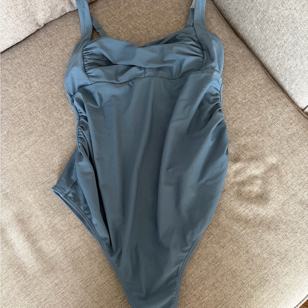 Cupshe Slate Blue Swimsuit